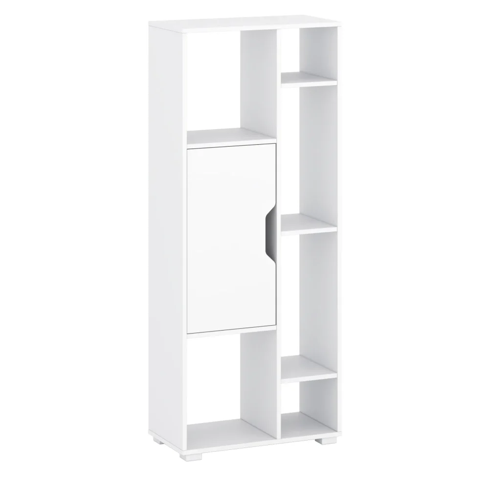 Regał dekoracyjny z asymetrycznymi półkami