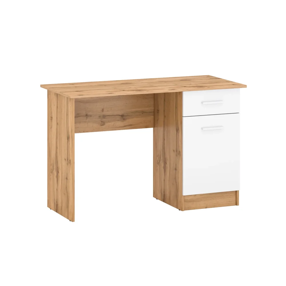 Biurko z szufladą dąb