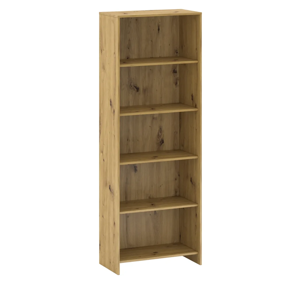 Schmales Eckregal helle Eiche