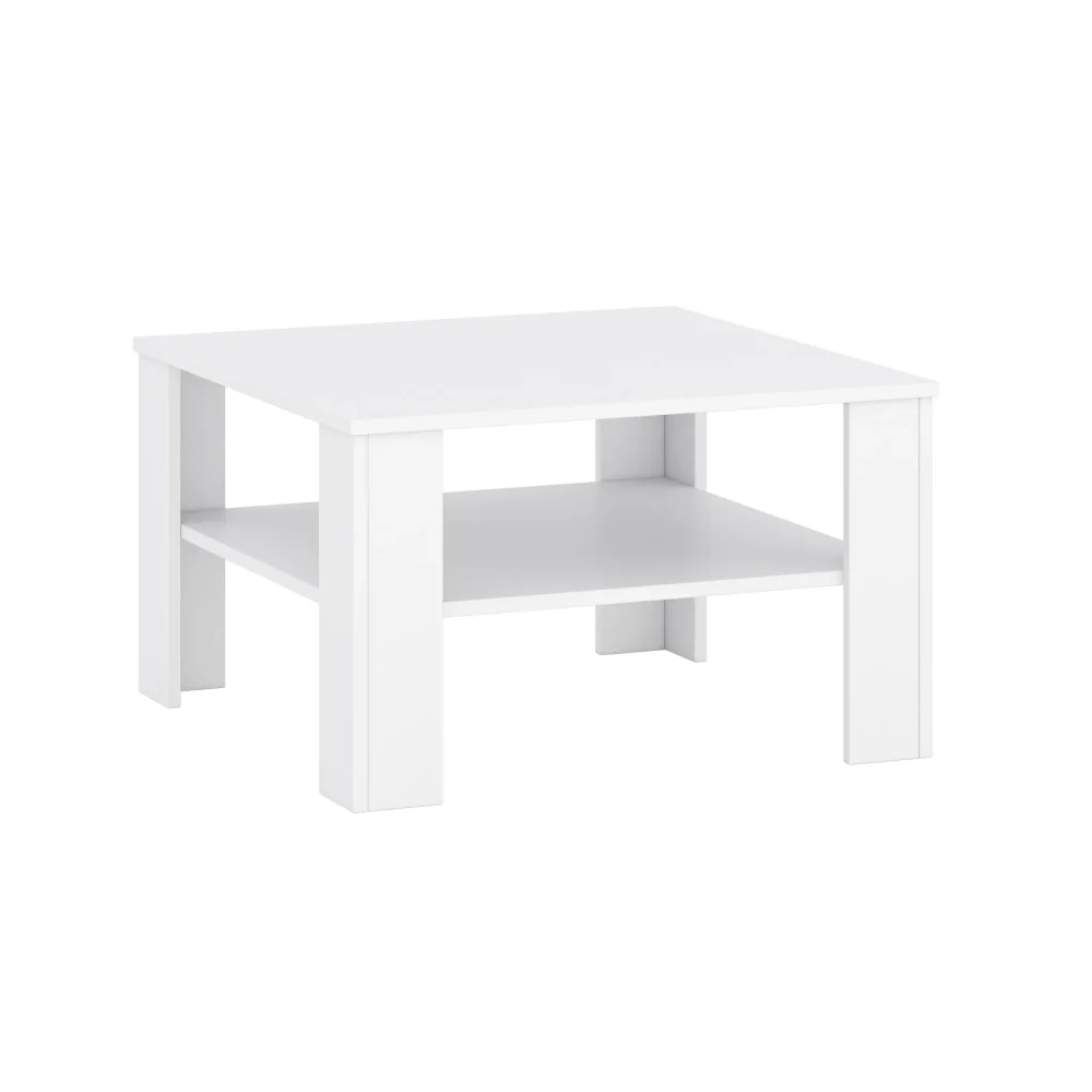 Stolik kawowy kwadratowy biały