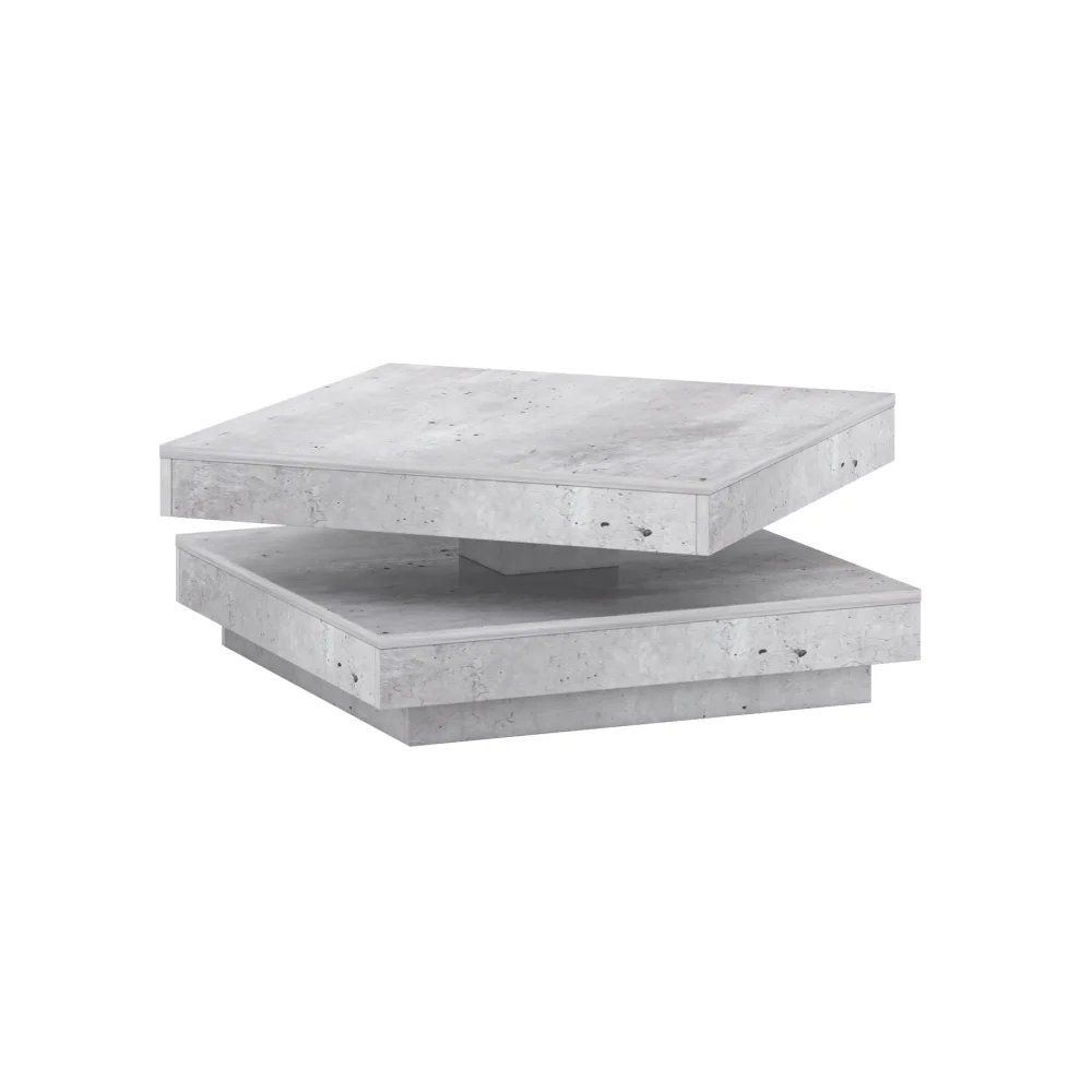 Stolik kawowy obrotowy grafitowy