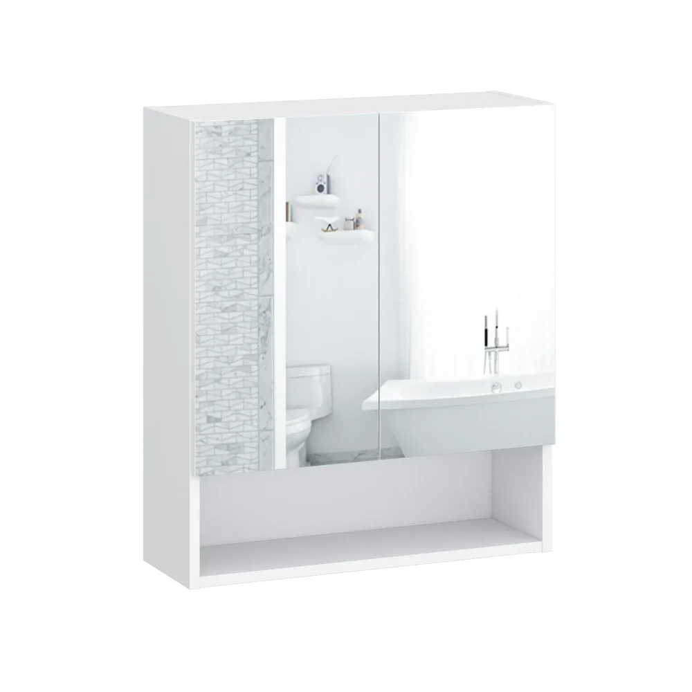 Zestaw łazienkowy z lustrem i szafką 60 cm BRUNO