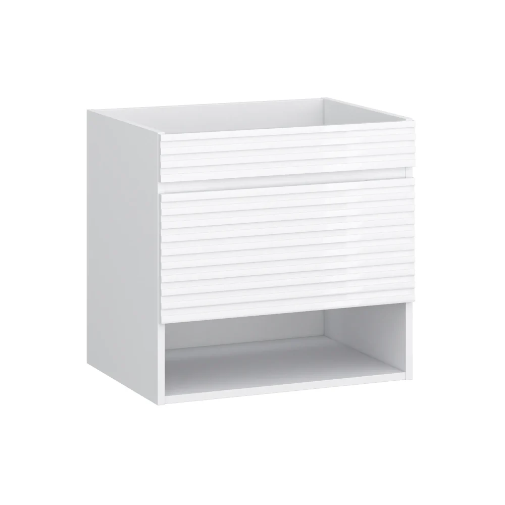 Szafka pod umywalkę 60 cm z ryflowaniem BRUNO