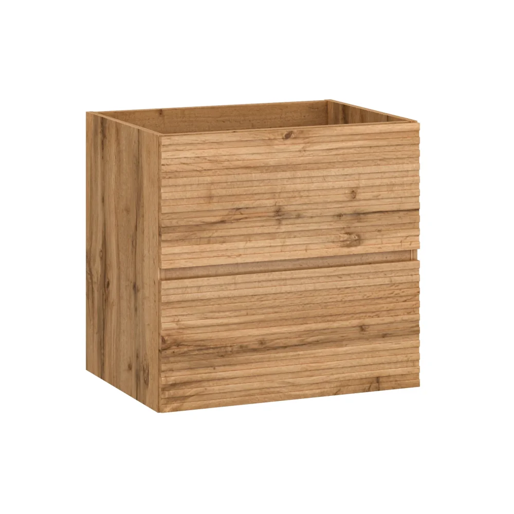 Szafka pod umywalkę 60 cm z 2 szufladami BRUNO Wotan Oak