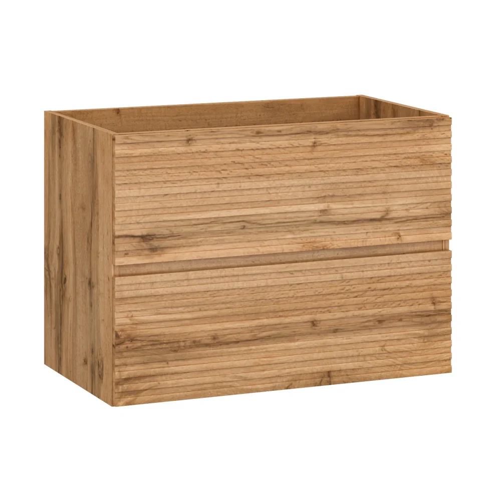 Szafka pod umywalkę 80 cm z 2 szufladami BRUNO Wotan Oak