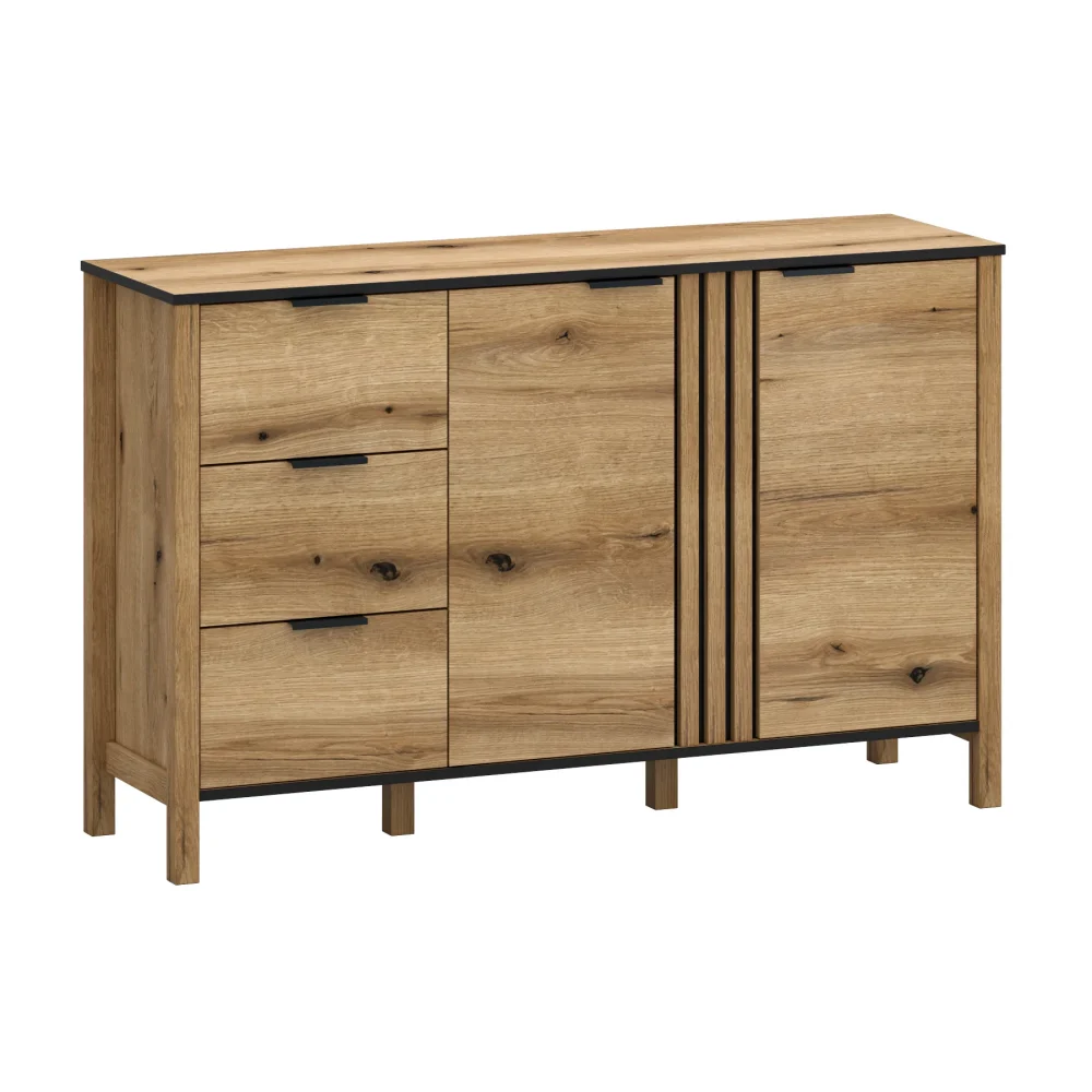 Komoda z drzwiami i szufladami Helix Evoke, S 140 cm