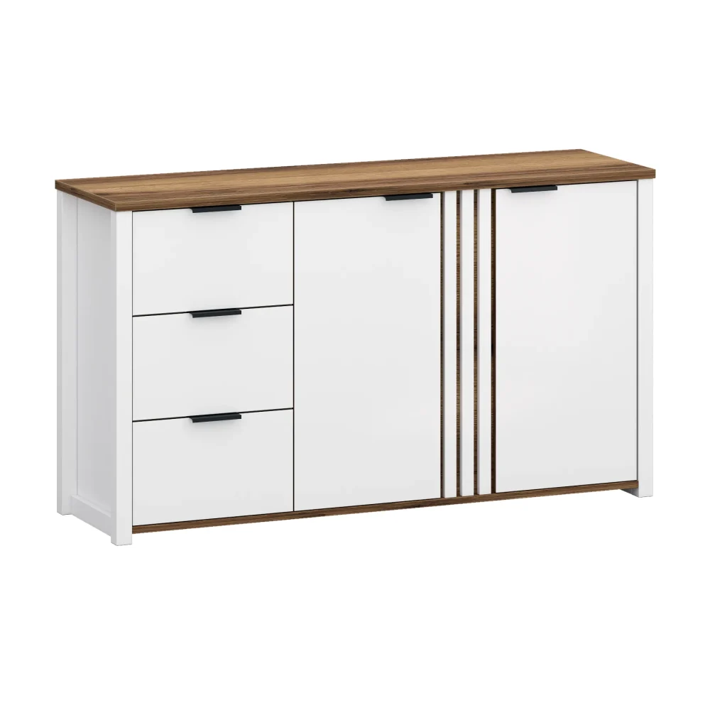 Komoda z drzwiami i szufladami Helix, S 140 cm