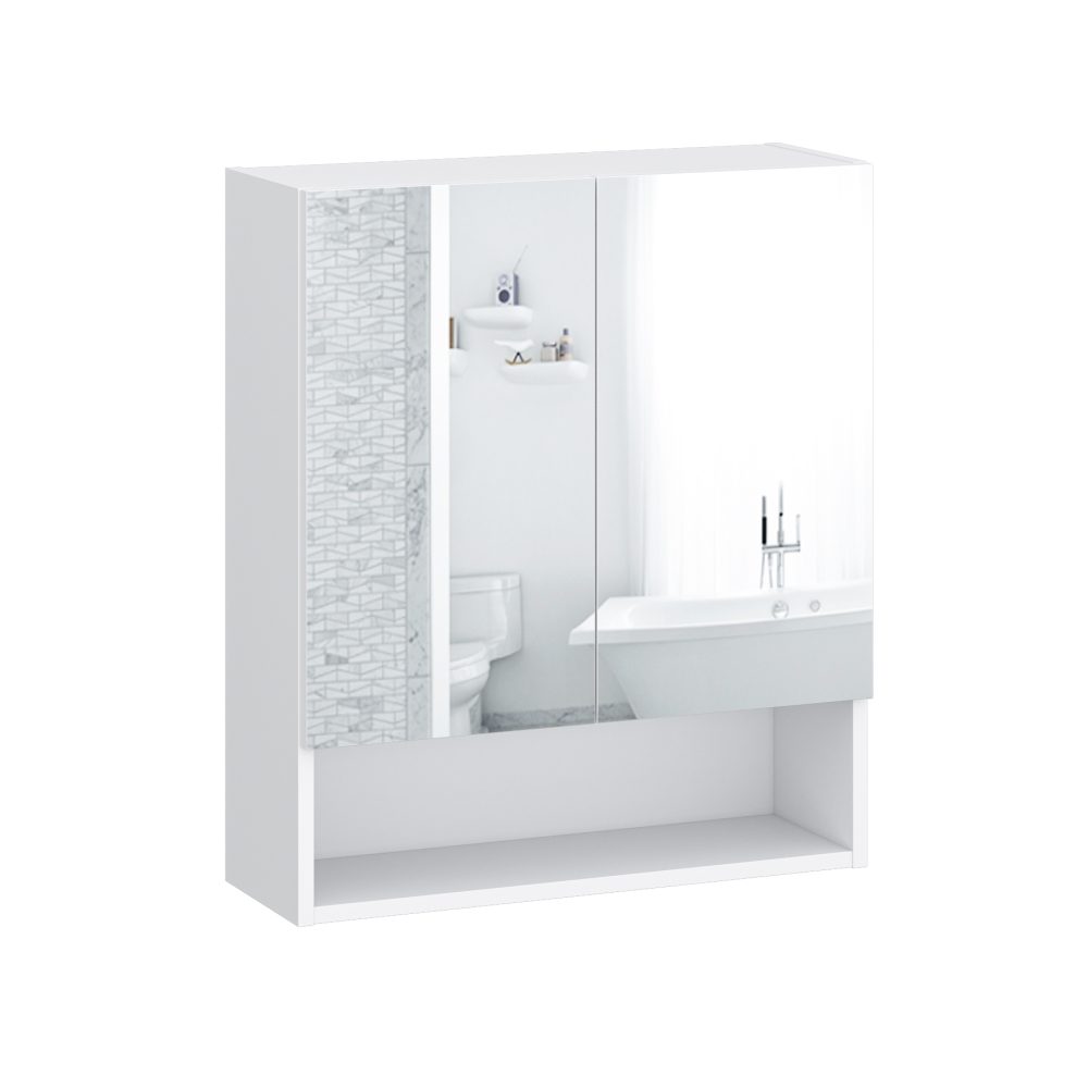 Zestaw łazienkowy z lustrem i szafką 60 cm JOY