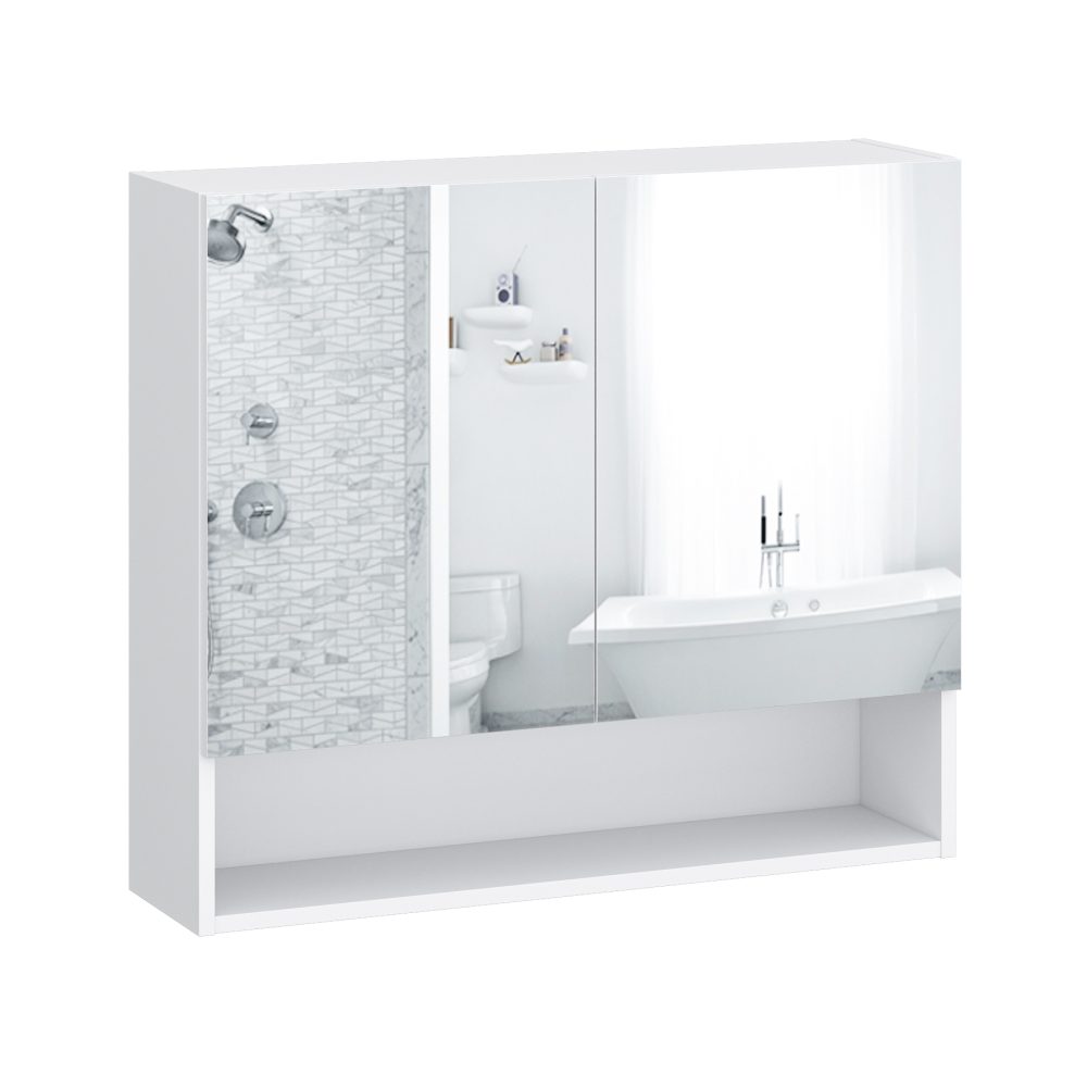 Zestaw łazienkowy z lustrem i szafką 80 cm JOY