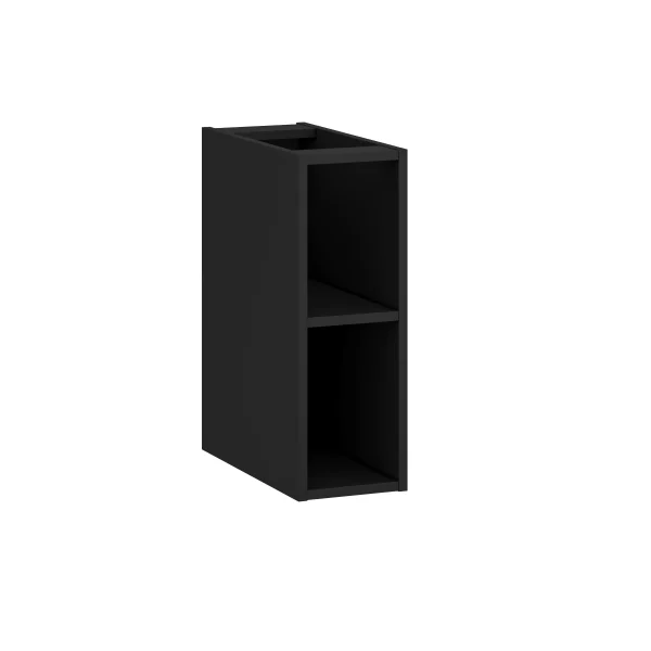 Regał niski łazienkowy 20 cm BRUNO Black