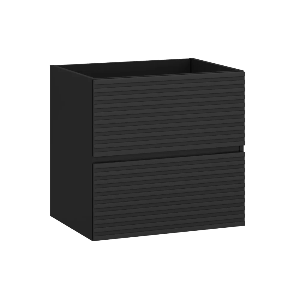 Szafka pod umywalkę 60 cm z 2 szufladami BRUNO Black