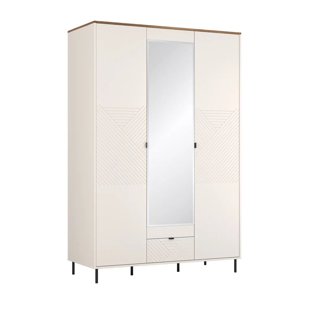 Szafa z lustrem i szuflada Iva