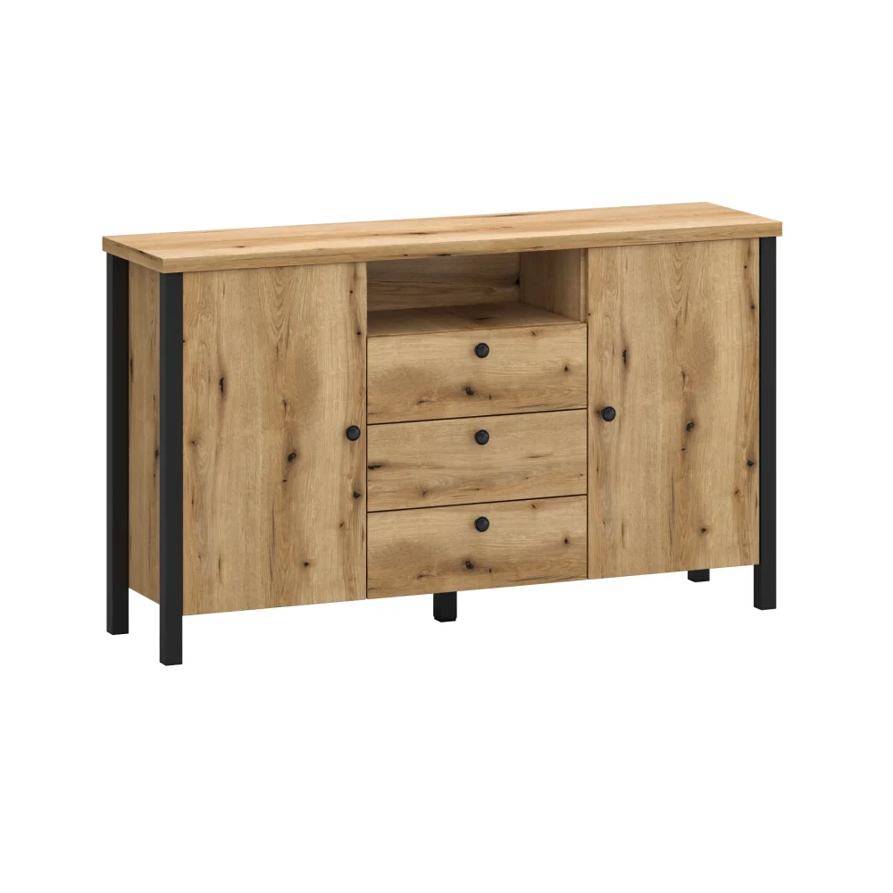 Komoda z szufladami i drzwiami Melini Ewok