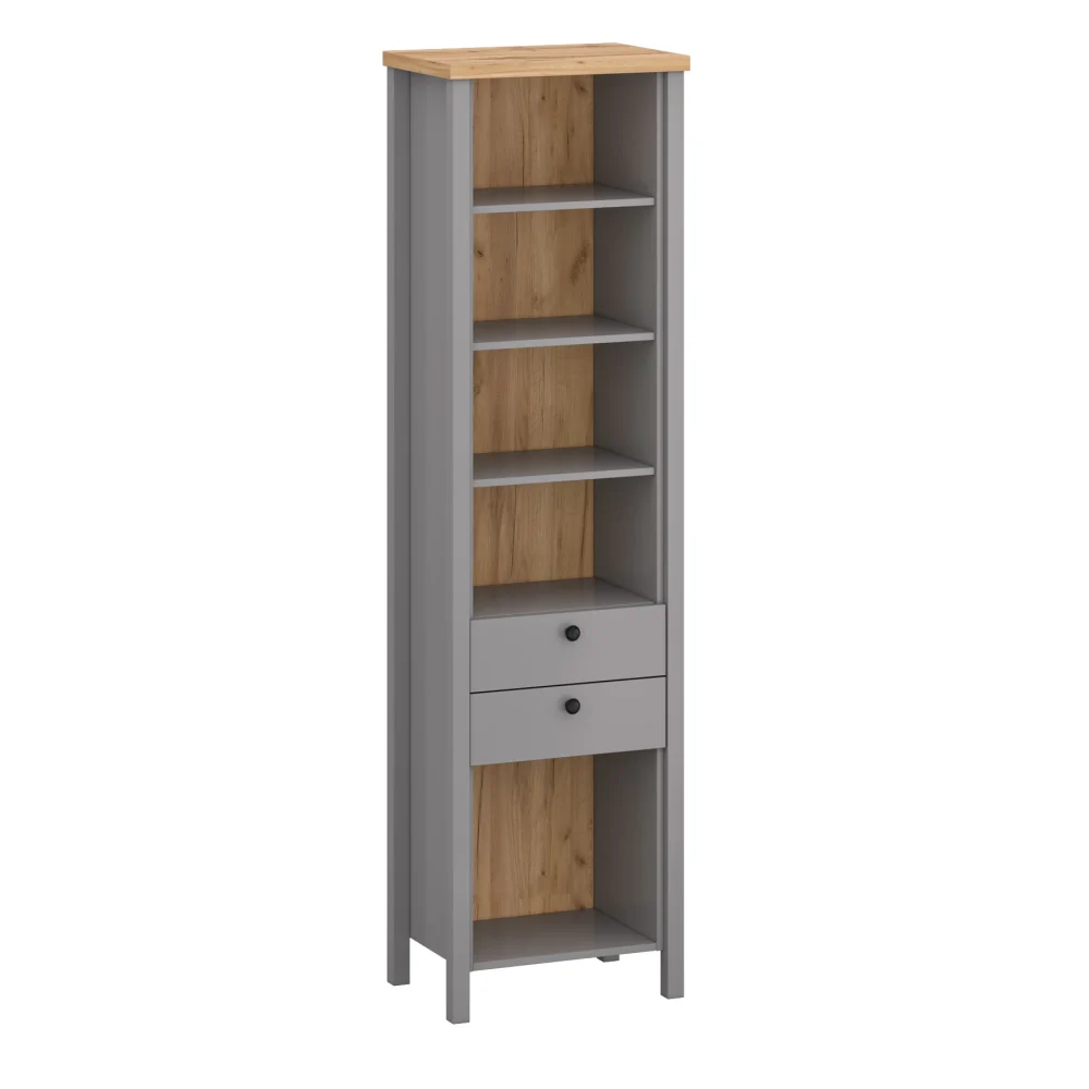 Regał otwarty Melini Grey