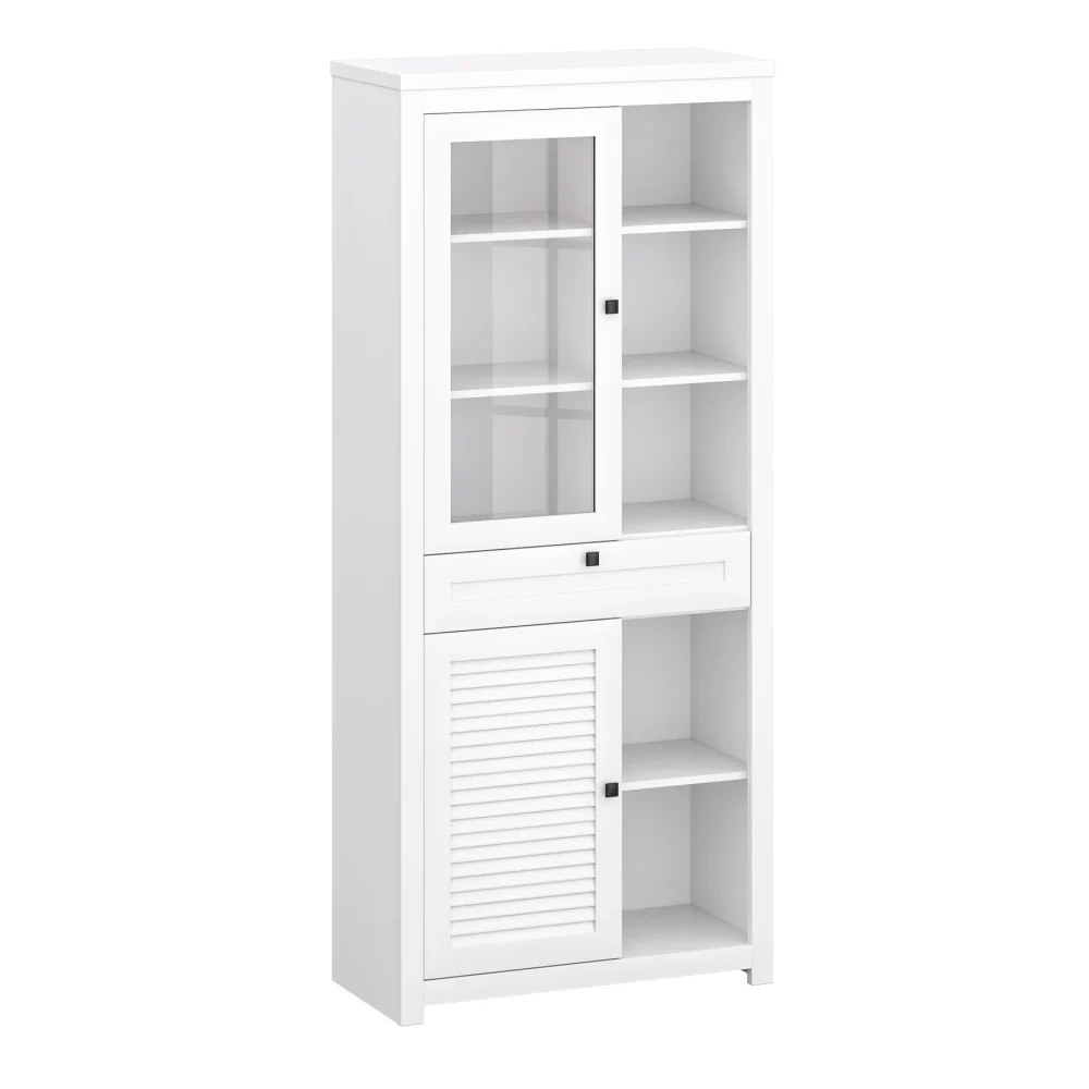 Witryna wysoka z szuflada Wellington