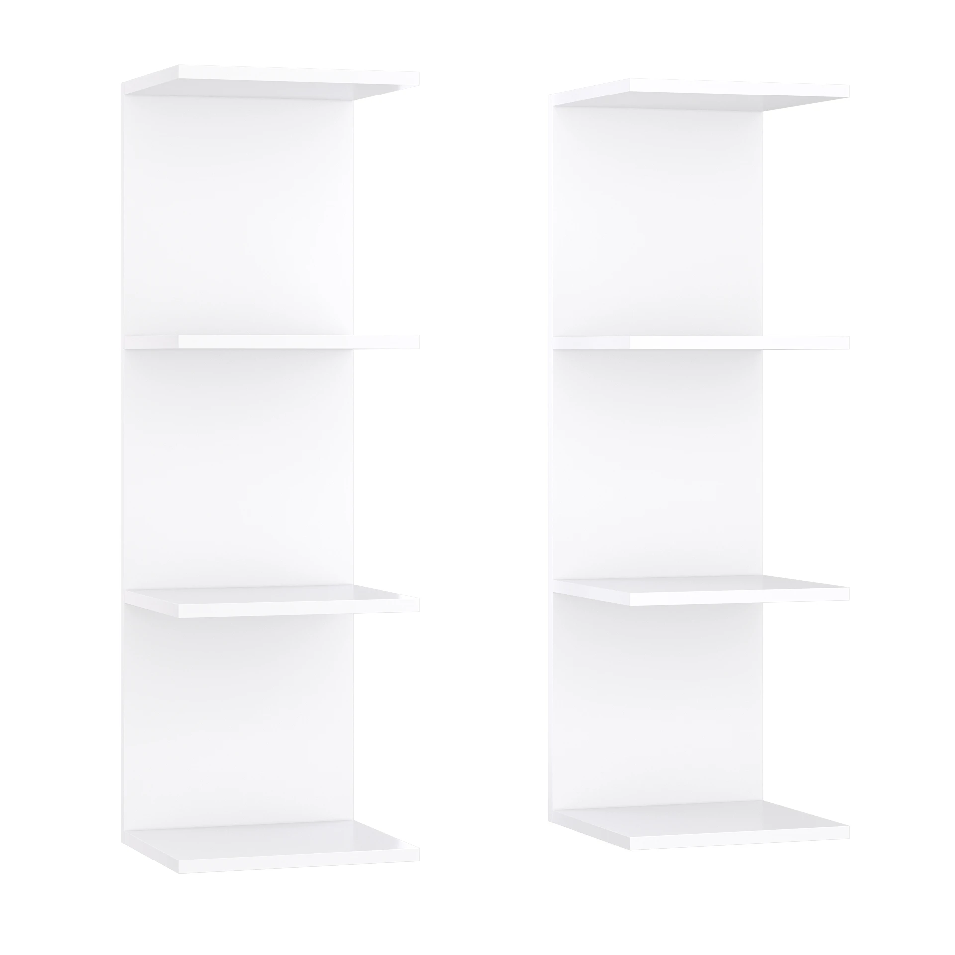 OSKAR 8530 Wandregal Paolo Mini 2er Set Weiß