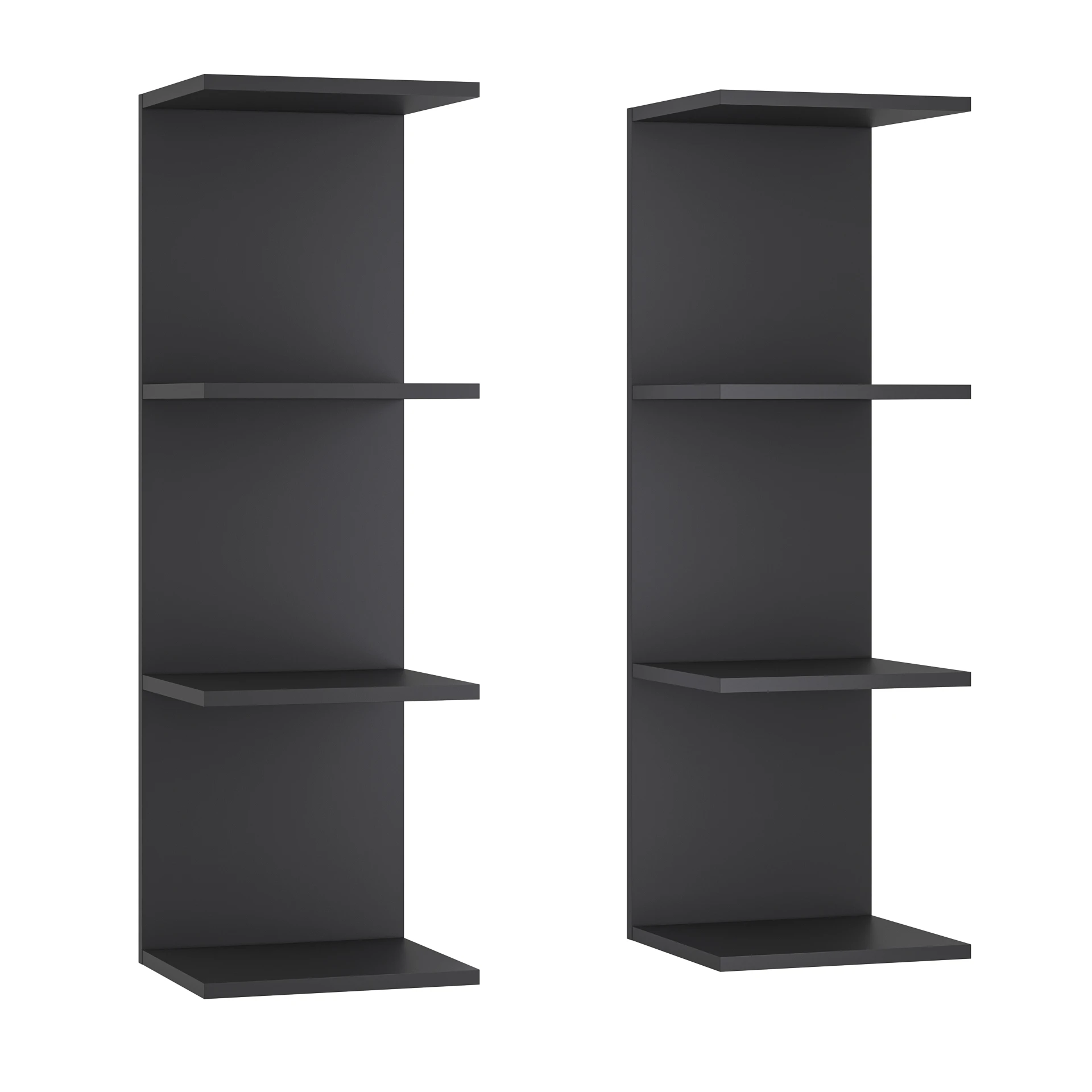 OSKAR 8531 Wandregal Paolo Mini 2erSet Schw