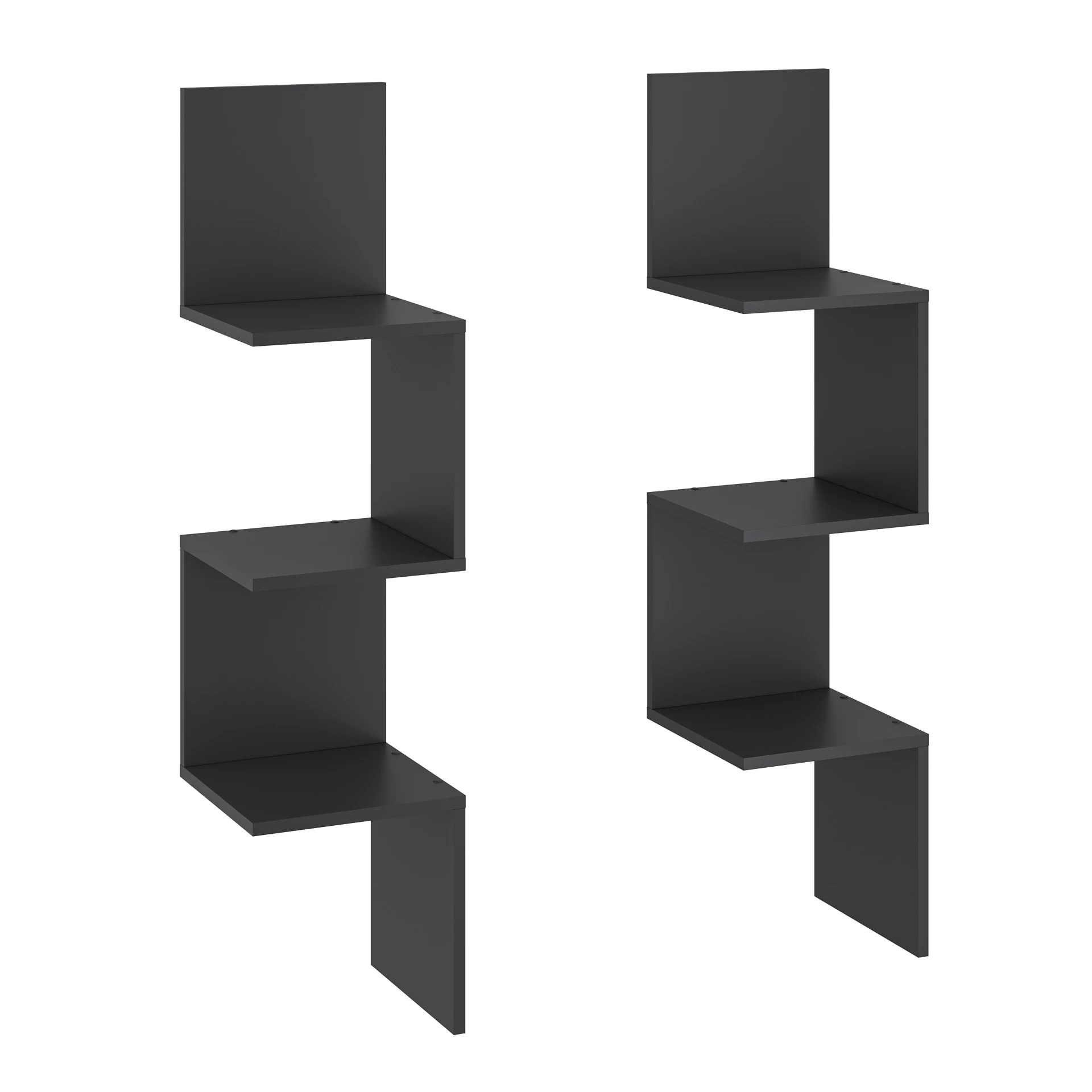 OSKAR 8543 Eckregal Paolo Mini 2er Set Schw