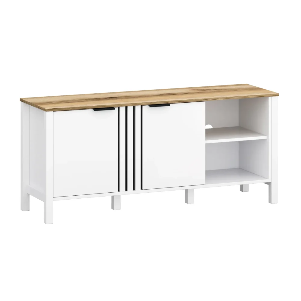 Szafka RTV z drzwiami Helix Delano Light, S 140 cm