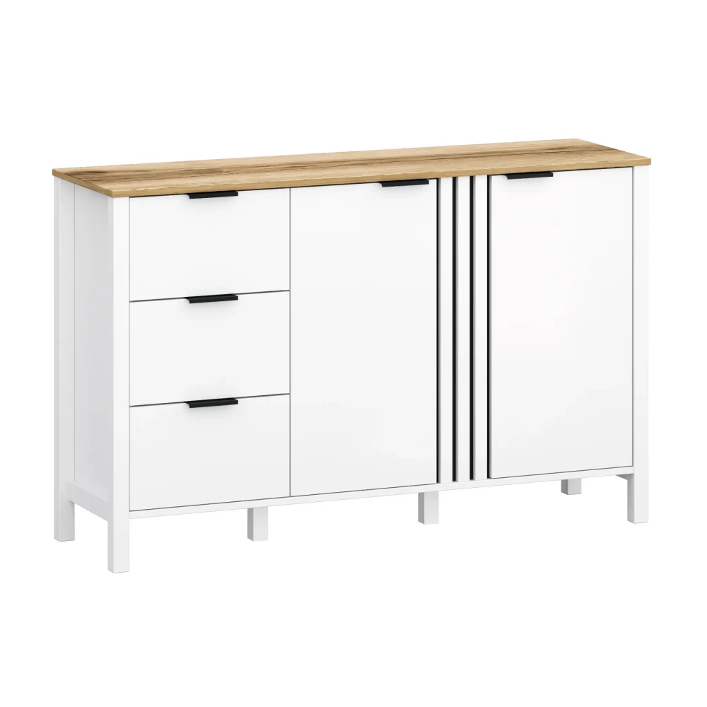 Komoda z drzwiami i szufladami Helix Delano Light, S 140 cm