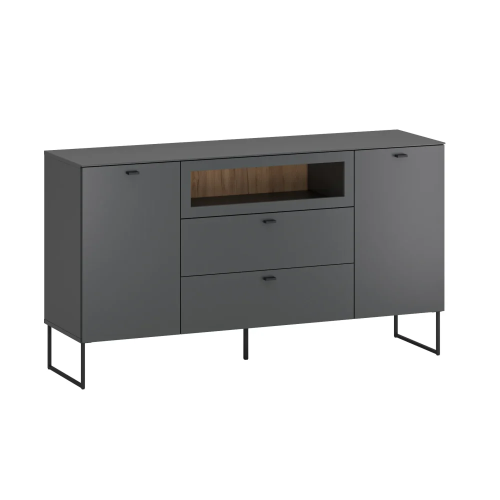 Komoda Sao Paulo Anthracite, S 150 cm