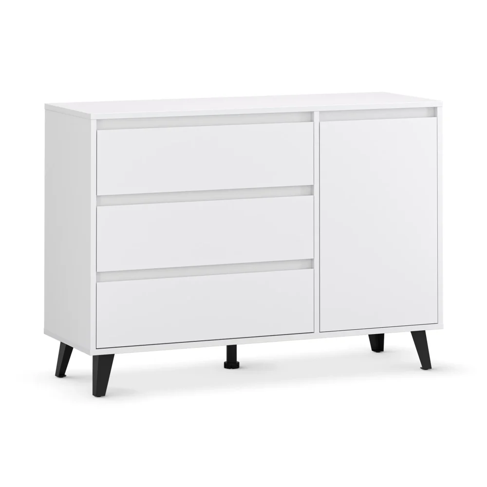 Komoda z szufladami i drzwiczkami Borg Nymphaea alba