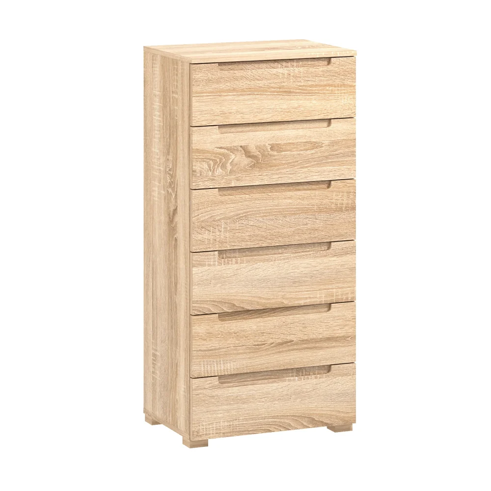 Komoda wysoka Hill w kolorze Sonoma Oak