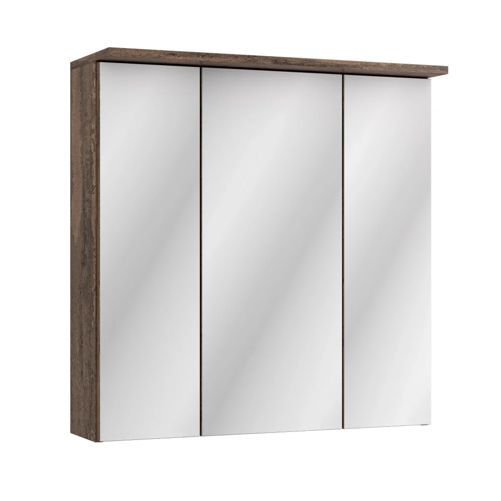 Szafka z lustrem łazienkowa Rator Rusty Stone