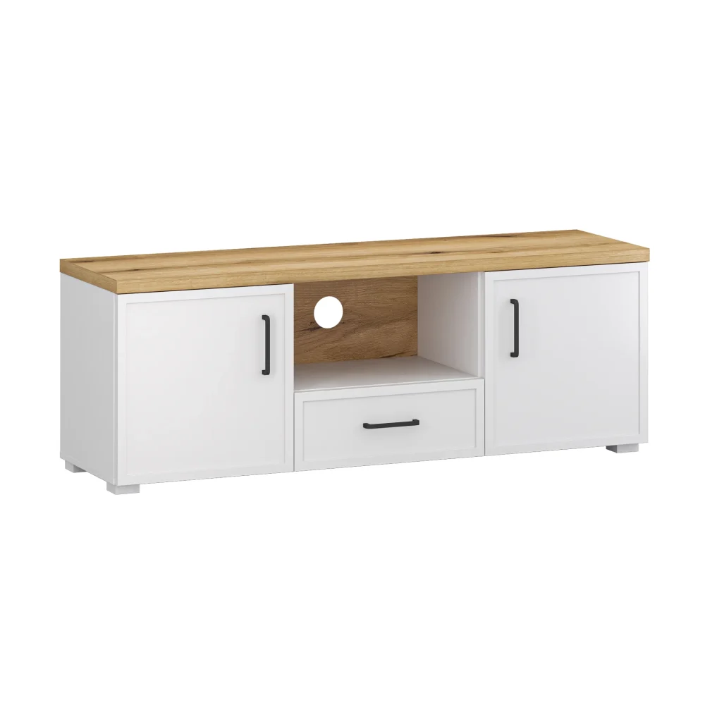 Szafka RTV z szufladą Heming Nymphaea Alba, S 140 cm