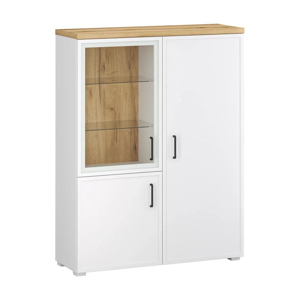 Witryna niska z drzwiami Heming Nymphaea Alba