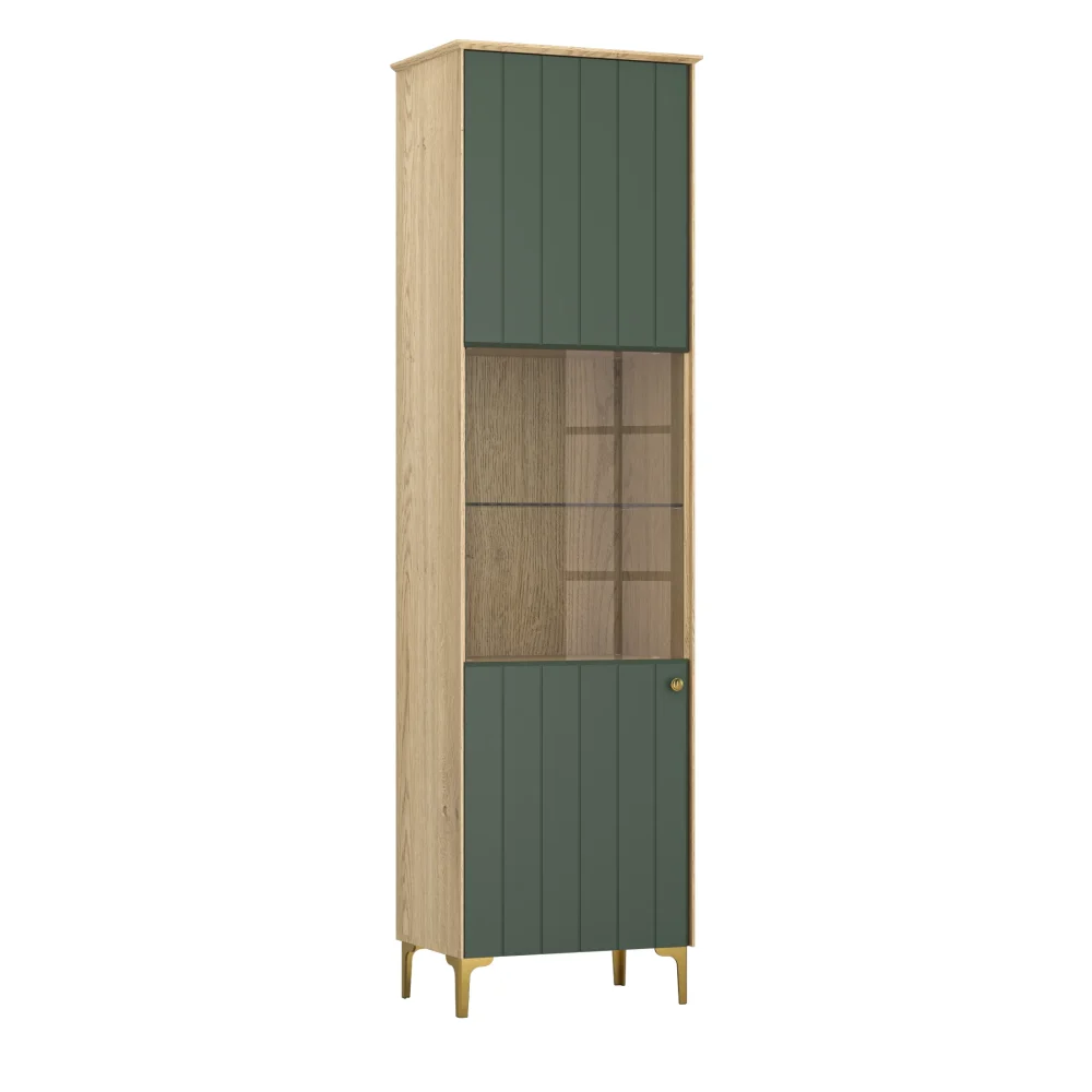 Merida Smoke Green hohe Vitrine